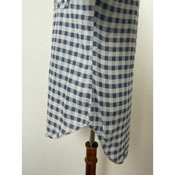 Rails Top Button Down Plaid Carter Mini Check Blue - Picture 7 of 11